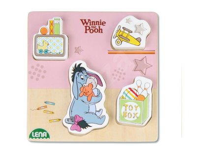 Dřevěné puzzle Winnie the Pooh, oslík
