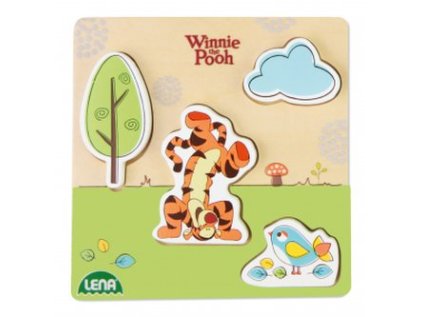 Dřevěné puzzle Winnie the Pooh, tygr