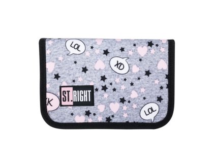 Penál jednopatrový St.RIGHT - SLANG, PC03, rozměry: 20,5 x 14 x 3,5 cm