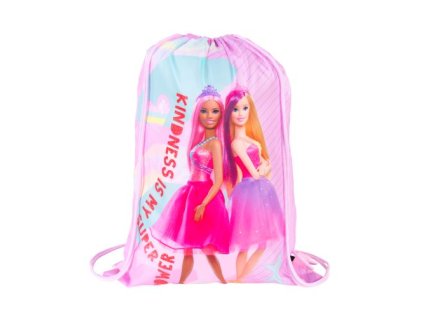 Sáček na přezůvky - Barbie, rozměry: 43 x 32 cm