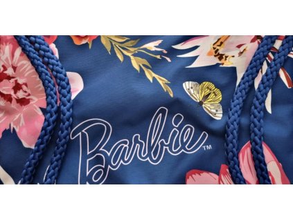 Taška/sáček na šňůrkách, St.RIGHT BARBIE BOTANICAL, rozměry 34 x 43 cm