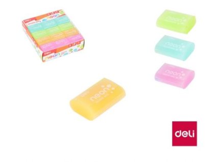 Guma mazací DELI - mix barev