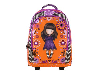 Batoh na 2 zipy Santoro - Cobwebs,s výsuvnou rukojetí a kolečky, 55 x 32 x 21cm