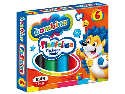 Modelovací hmota BAMBINO - plastelína 6 barev