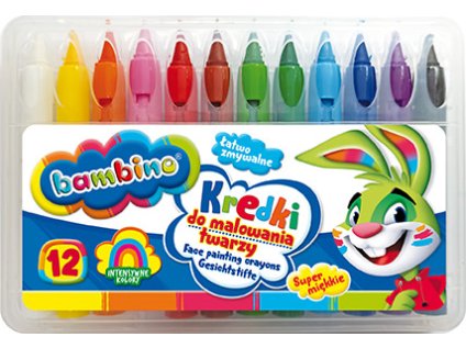 Barvy na obličej BAMBINO - 12 barev