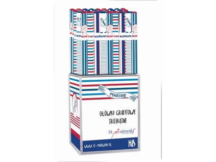 Trojhranné tužky MARINE, trdost HB