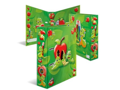 Designový pákový pořadač A4 7cm karton, motiv - Červ Fritz