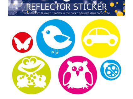 Reflexní nálepka kruhy