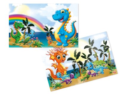 Psací podložka na stůl - dinosaurus, 550 x 350 mm