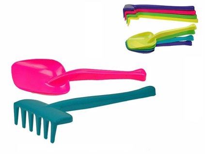 Lopatka/hrábě 30cm mix barev