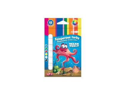Barvy temperové Ocean World 12 ml - sada 6 ks