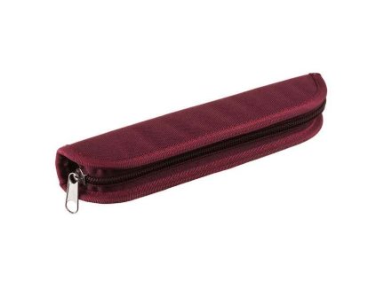 Pouzdro jednobarevné S 2-gumičky vínová