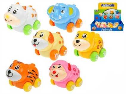 Zvířátko 8cm na setrvačník s kývající hlavou 12m+