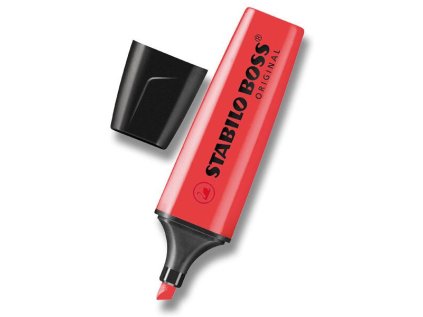 Zvýrazňovač Stabilo Boss Original červený
