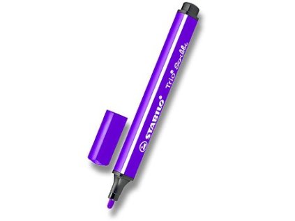 Popisovač Stabilo Trio Scribbi - fialová