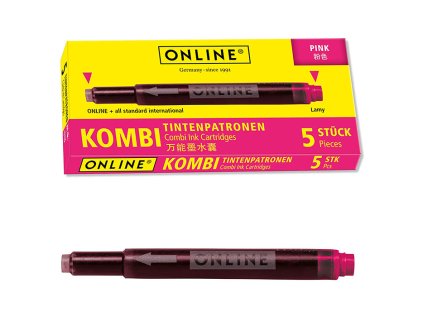 Inkoustové náplně PINK