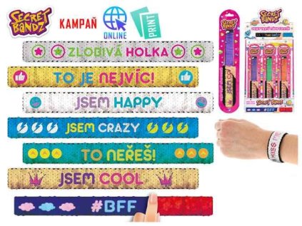 Náramek Secret Bandz 23cm