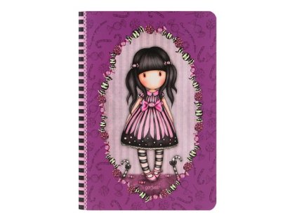 Zápisník A5 linka + čtvereček Santoro - Sugar and Spice