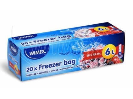 Sáček do mrazničky (LDPE) 28 x 45 cm 6L `XL` [20 ks]