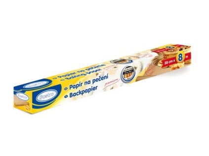 Papír na pečení rolovaný hnědý 38cm x 8m [1 ks]