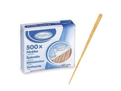 Párátko dřevěné ploché 60mm [500 ks]