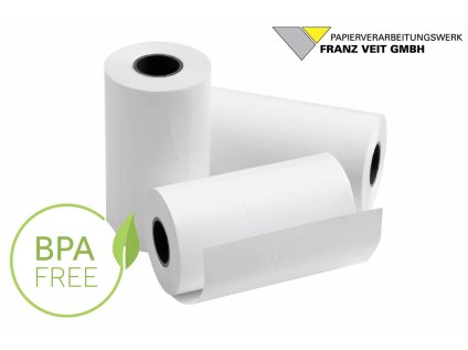 Termokotouček 57mm šíře, 60mm průměr,12mm dutinka,48g,10ks/bal, 44m návin