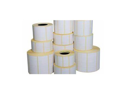 45x45mm, etikety bílé, samolepící na kotouči, návin 2500, dutinka 40mm