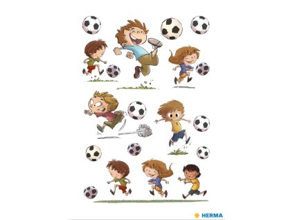 CLASSIC tetování barevné - fotbal, Obsah 1 list / 12 tetování