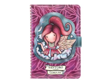 Zápisník Santoro s polstrovaným krytem - Dancing On Air, 192 stran, 13,5 x 19,5 x 2,5 cm