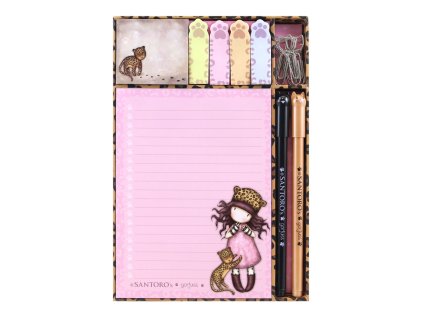 Stolní organizér set Santoro London - Purrrrrfect Love