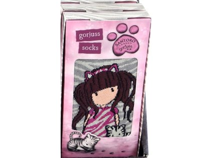 Ponožky Santoro London - Ruby Wild, délka chodidla 25 - 28 cm