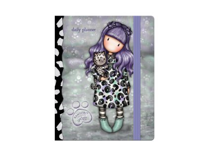 Denní plánovač Santoro London - Smitten Kitten, 11,5 x 14,5 x 2 cm