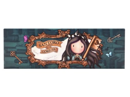 Krabička na tužky/drobnosti Santoro - Gorjuss - Curiosity, 20 x 4 x 7cm