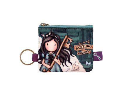 Peněženka / klíčenka Santoro London –Curiosity, 12 x 9 x 1 cm