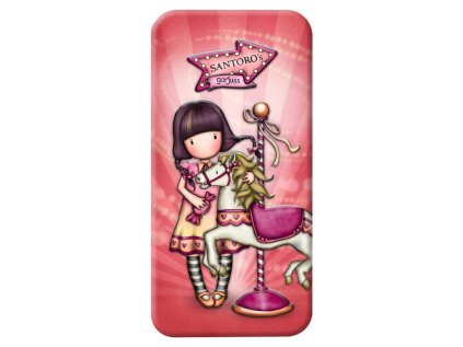 Plechový penál Santoro London - Carousel, Rozměry: 9 x 19 x 2,5 cm