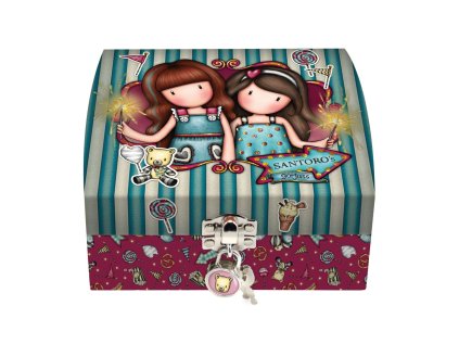 Šperkovnice na zámek Santoro London - Fireworks, rozměry: 14,5 x 9 x 11,5 cm