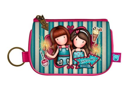 Peněženka/klíčenka Santoro London - Fireworks, rozměry: 12 x 8,5 x 1 cm