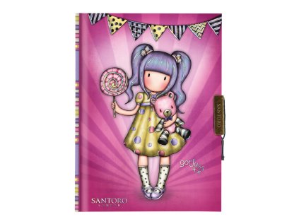 Zápisník linkovaný se zámečkem Santoro - First Prize, 272 stránek, 12,5 x 17,8 x 2,2 cm