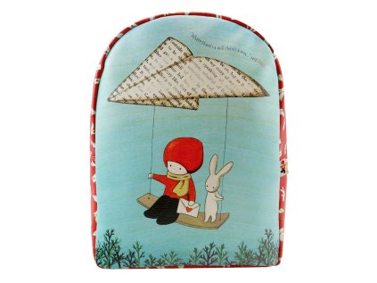 Batůžek na zip Santoro London - Messenger, rozměry: 33,5 × 28 × 11,5 cm