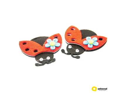 Dekorativní berušky 60 x 65 mm, 2 ks