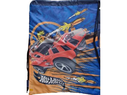 Sáček na přezůvky - HOT WHEELS, rozměry: 43 x 32 cm