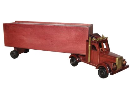 Dřevěný kamion na víno