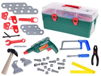 Kufřík 32x15cm se sadou nářadí