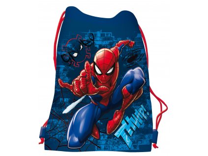Sáček na přezůvky/batůžek Spiderman, rozměry: 43 x 32 cm