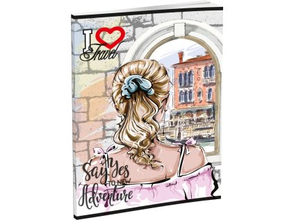 Sešit LUX formát A5, 52 listů, linkovaný, mix 27 motivů