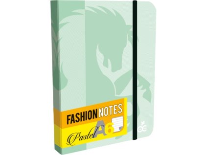 Záznamová kniha PASTEL, formát A6, 96 listů, 90x140mm 85gr/m2, linkovaná