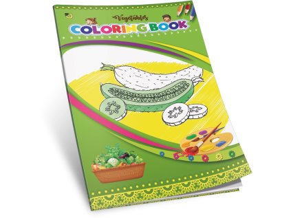 Omalovánky A4/8 listů, motiv zelenina, ofsetový papír 100g/m2