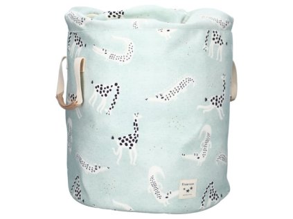 Úložná taška Kidzroom zelená, potisk žirafa + krokodýl