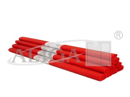 Krepový papír 50x200 cm - tmavě oranžový