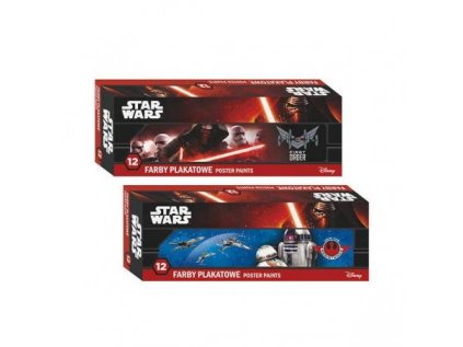 Temperové barvy STAR WARS EPIZOD VII 20 ml 12 barev